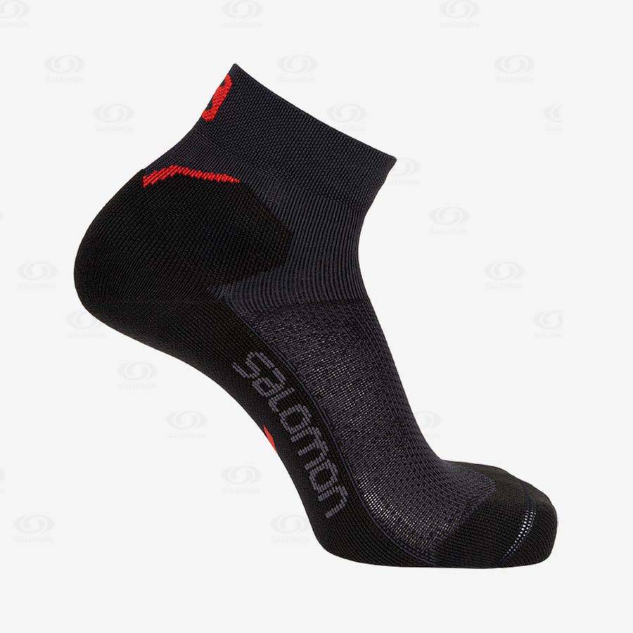 Salomon SPEEDCROSS ANKLE Men\'s Socks Black | AU-S1016