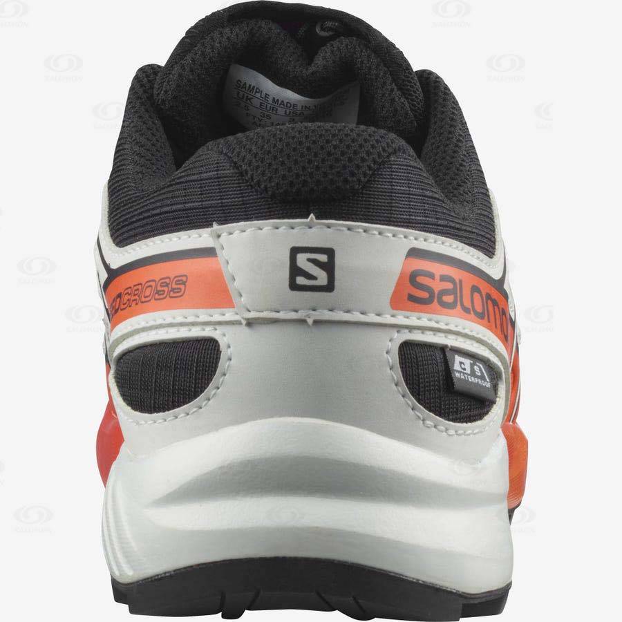 Salomon SPEEDCROSS CLIMASALOMON™ Kids' Waterproof Shoes Black / Pink | AU-O1658