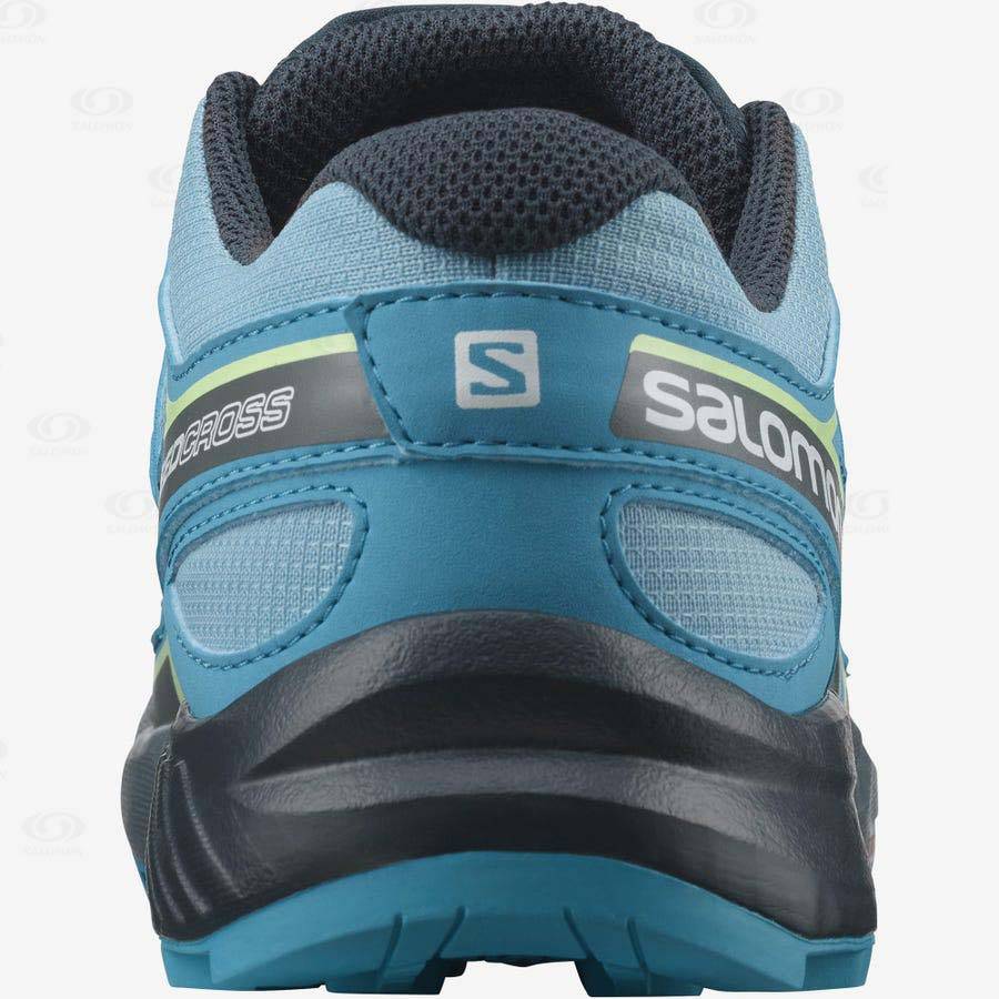 Salomon SPEEDCROSS Kids' Trail Running Shoes Blue | AU-O1600