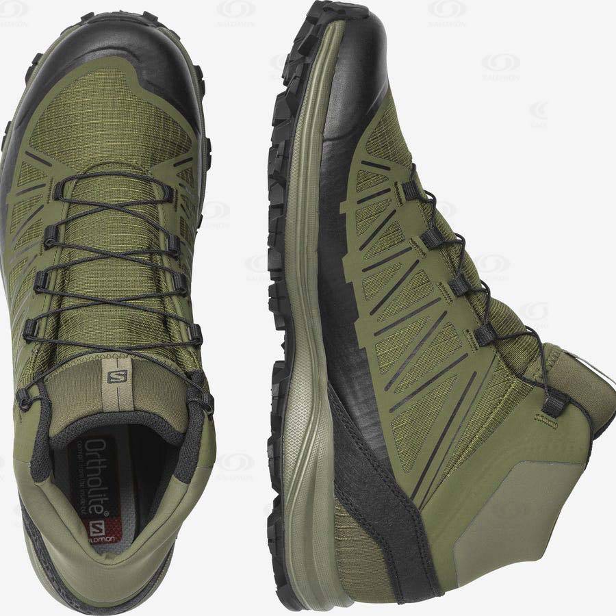 Salomon SPEED ASSAULT Men's Tactical Boots Olive | AU-W3210