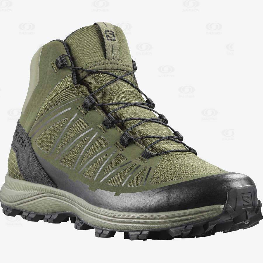 Salomon SPEED ASSAULT Men's Tactical Boots Olive | AU-W3210