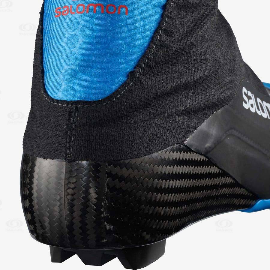 Salomon S/LAB CARBON CLASSIC PROLINK Women's Ski Boots Black / Blue | AU-N2527