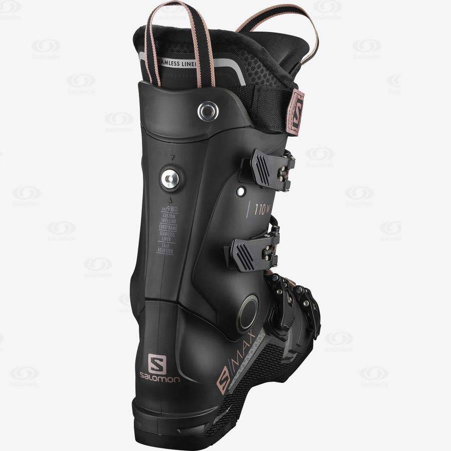 Salomon S/MAX 110 Women's Ski Boots Black | AU-O1014