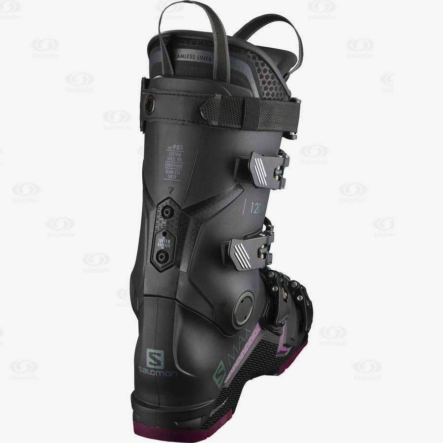 Salomon S/MAX 120 Women's Ski Boots Black | AU-L1046