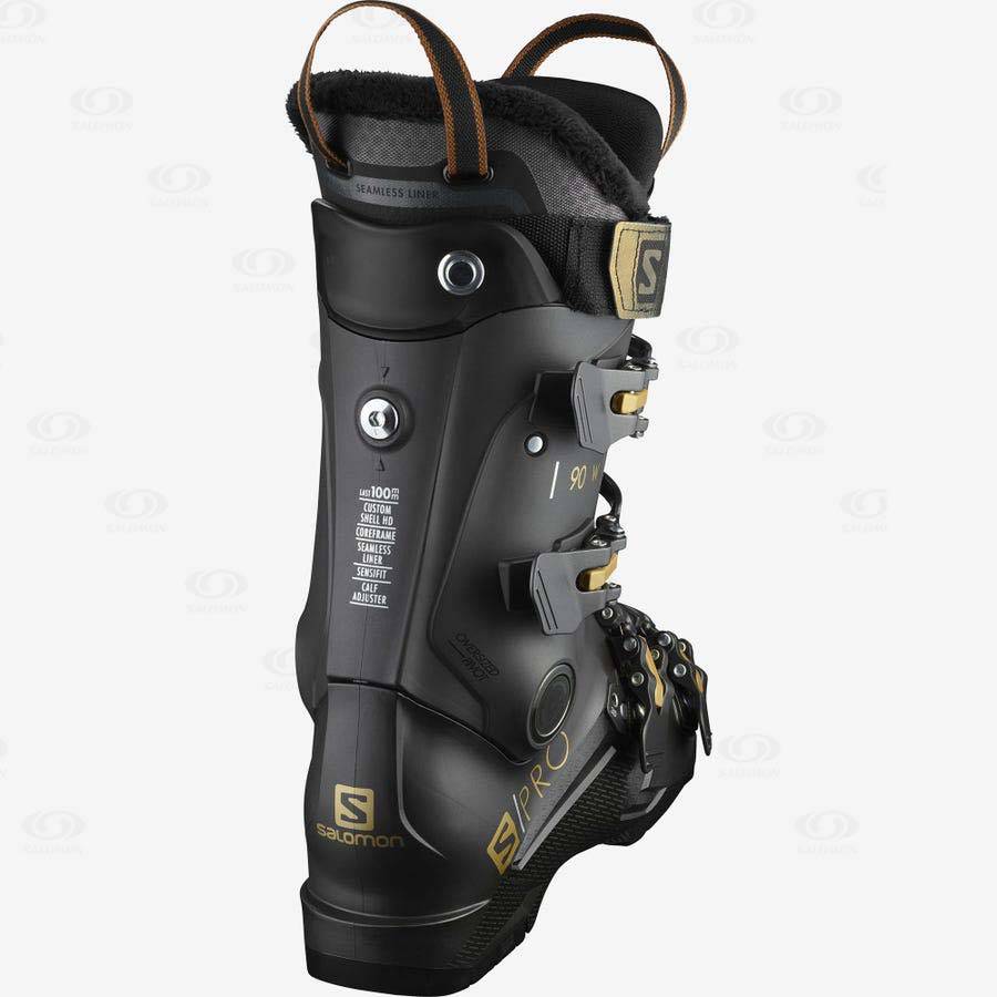 Salomon S/PRO 90 Women's Ski Boots Black | AU-O1455