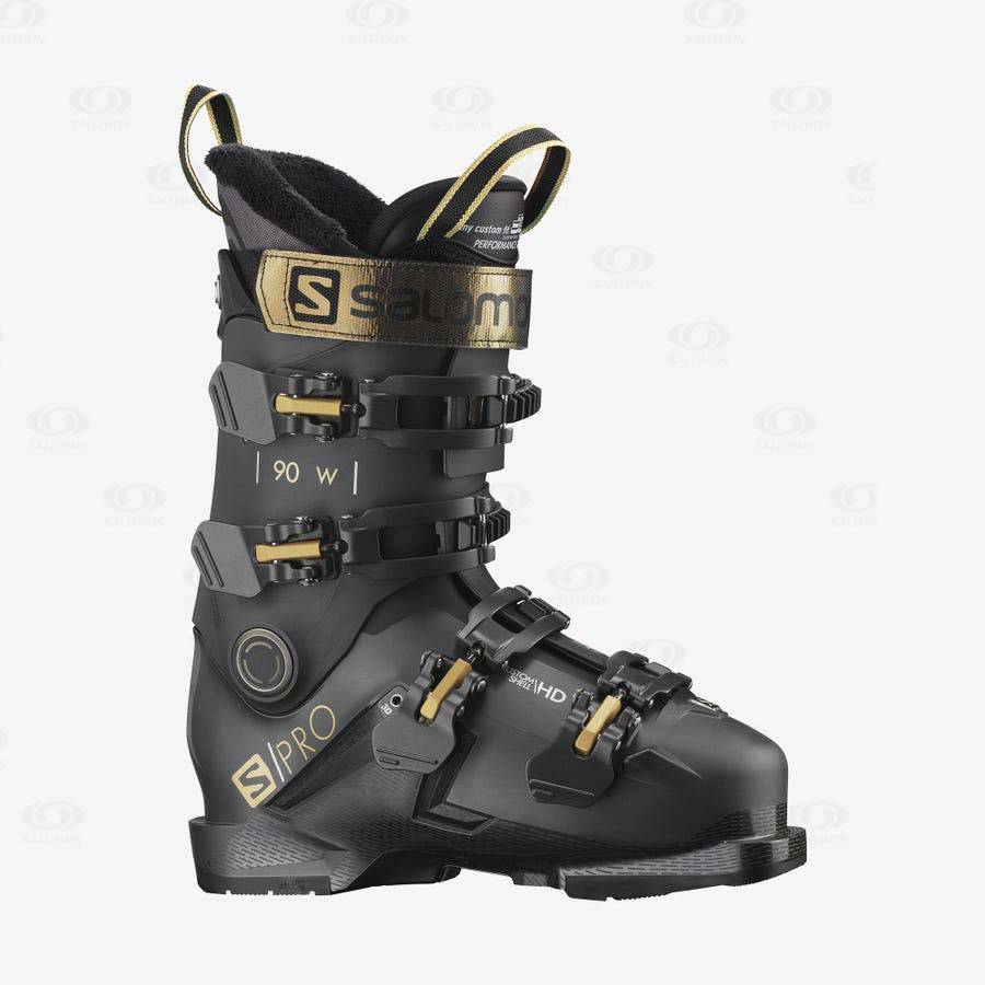 Salomon S/PRO 90 Women\'s Ski Boots Black | AU-O1455