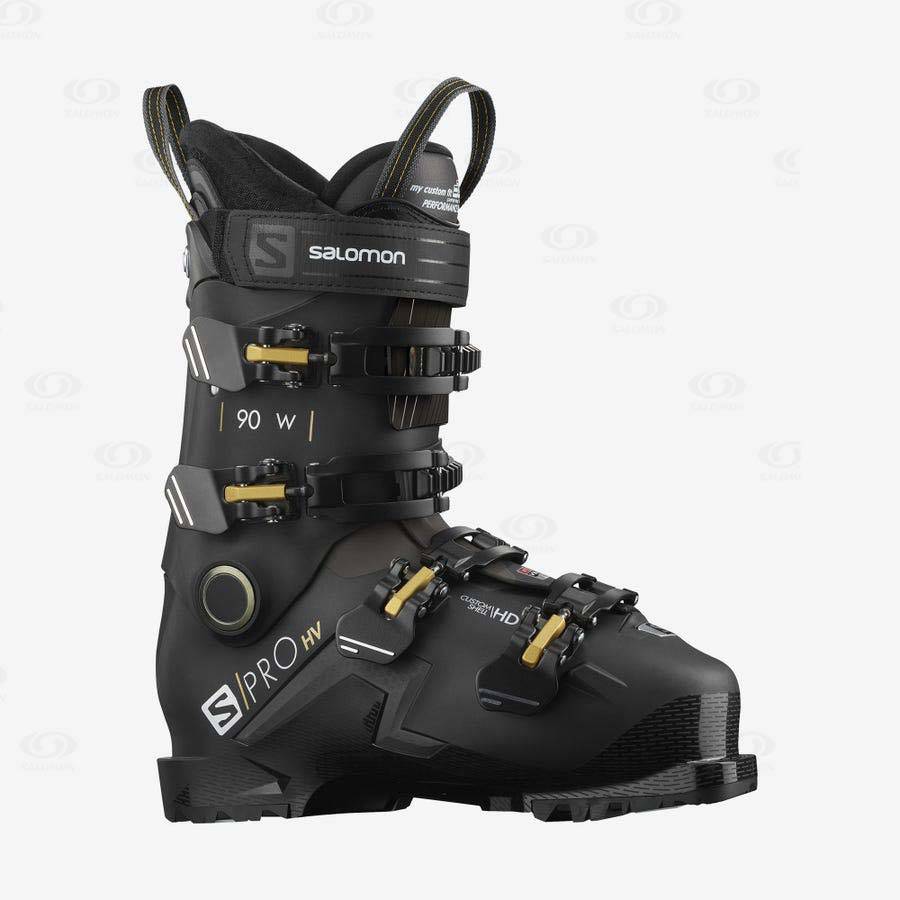 Salomon S/PRO HV 90 Women\'s Ski Boots Black | AU-O1056