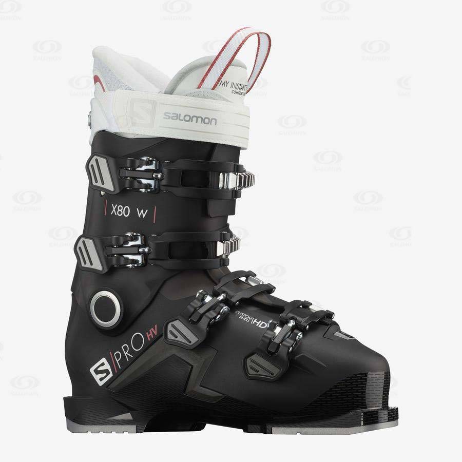 Salomon S/PRO HV X80 Women\'s Ski Boots Black | AU-O2022