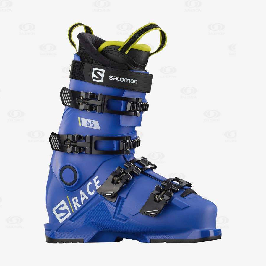 Salomon S/RACE 65 Kids\' Ski Boots Blue | AU-N1386