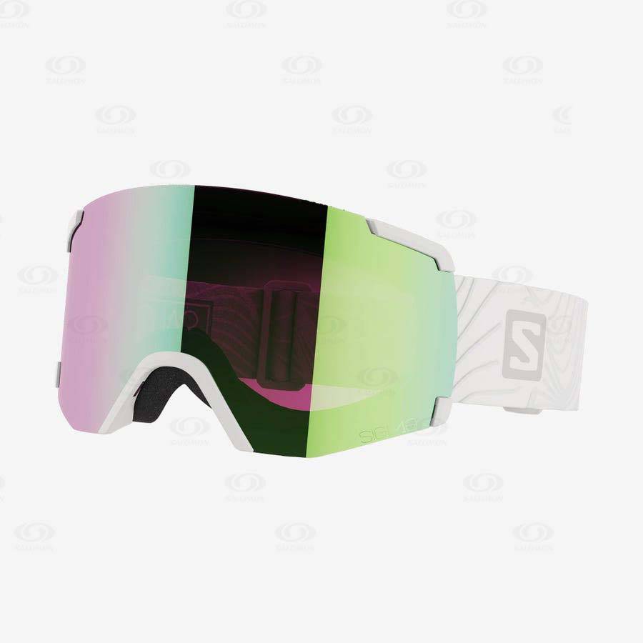 Salomon S/VIEW SIGMA Men\'s Goggles Beige | AU-M1076