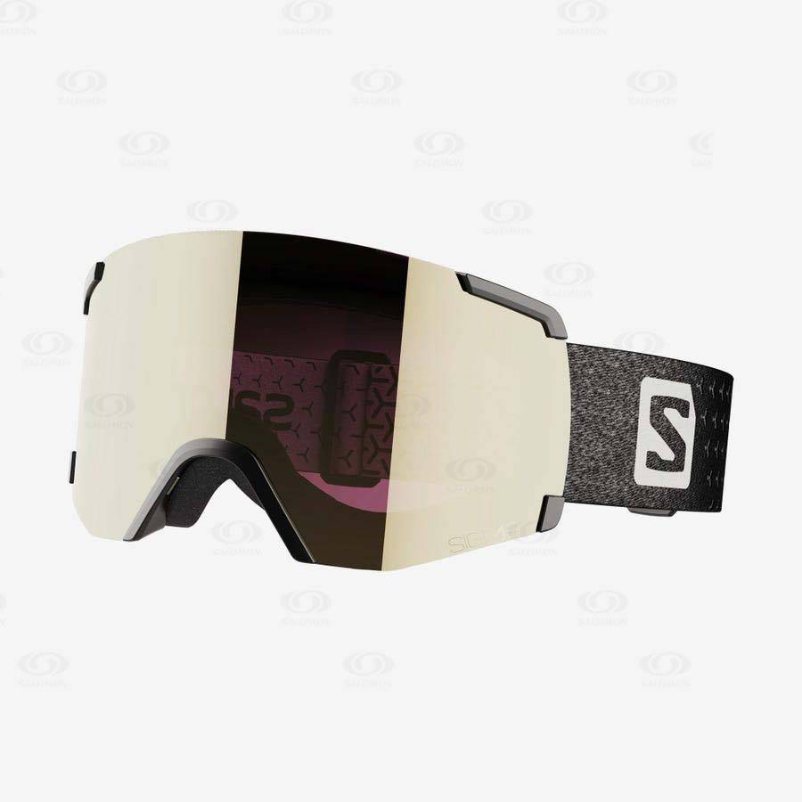 Salomon S/VIEW SIGMA Men\'s Goggles Black | AU-S1037