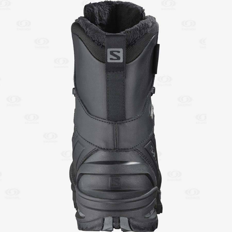 Salomon TOUNDRA FORCES CLIMASALOMON™ Men's Waterproof Boots Black | AU-W1350