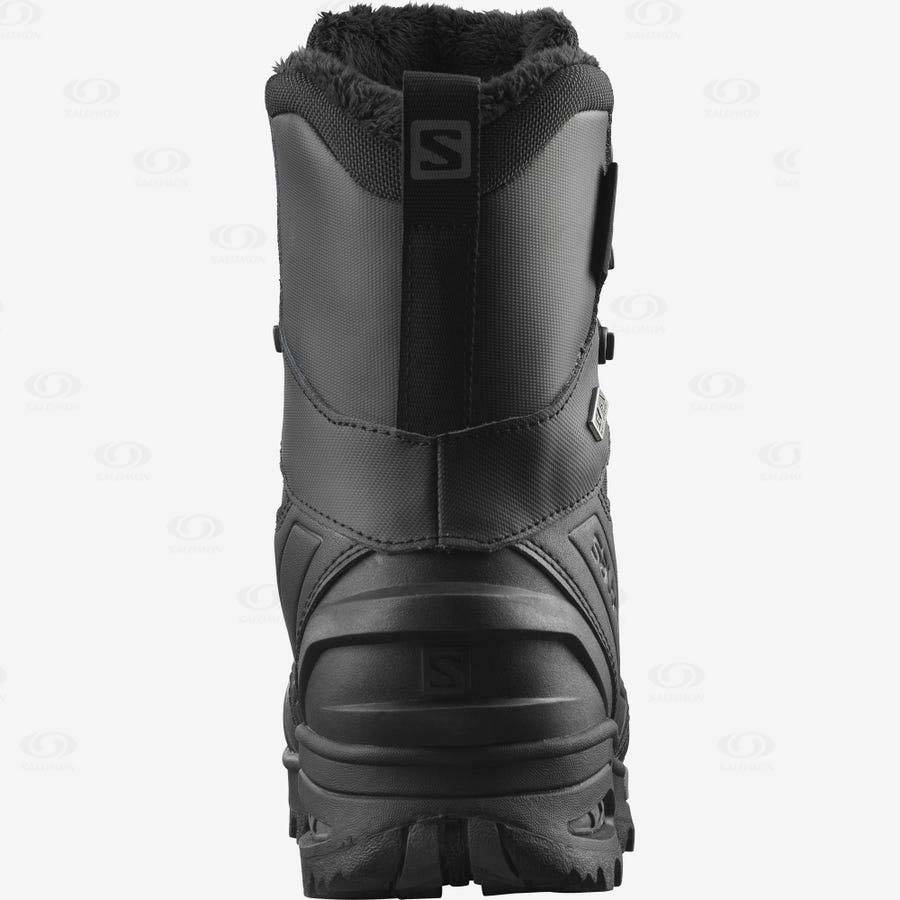 Salomon TOUNDRA PRO CLIMASALOMON™ Men's Waterproof Boots Black | AU-N1330