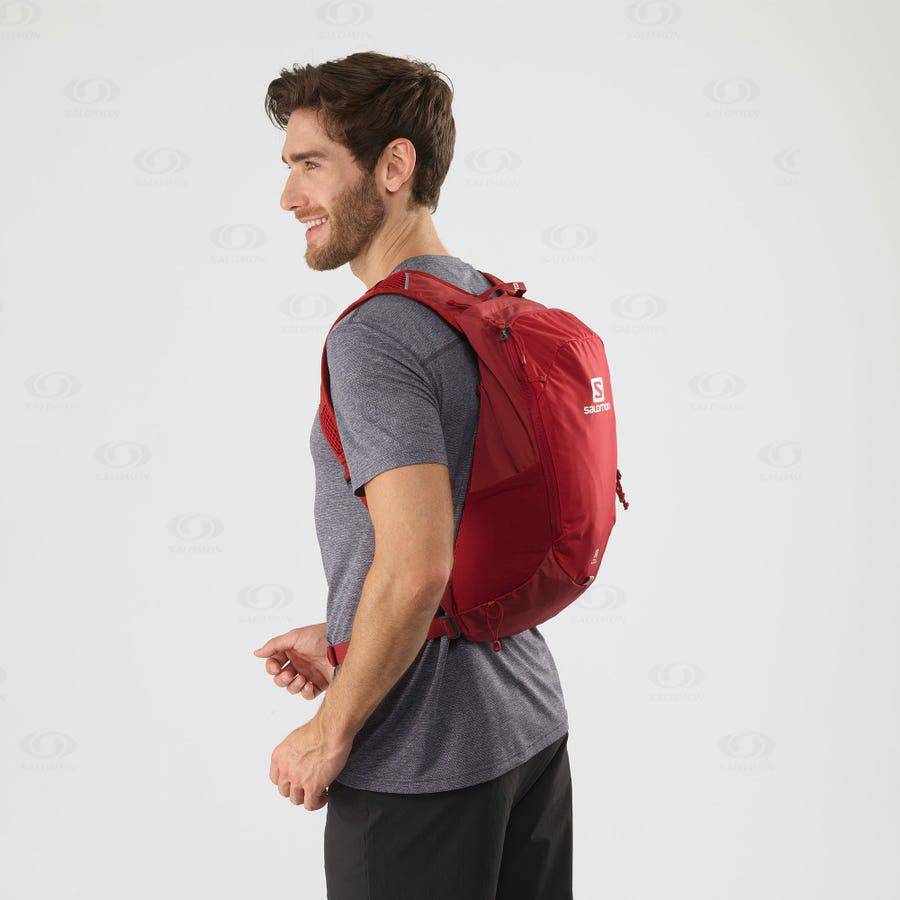 Salomon TRAILBLAZER 10 Men's Backpacks Red | AU-O1236