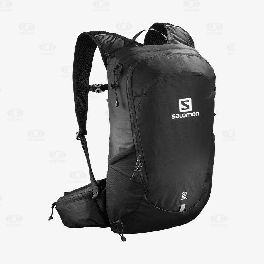 Salomon TRAILBLAZER 20 Men\'s Backpacks Black | AU-N1547