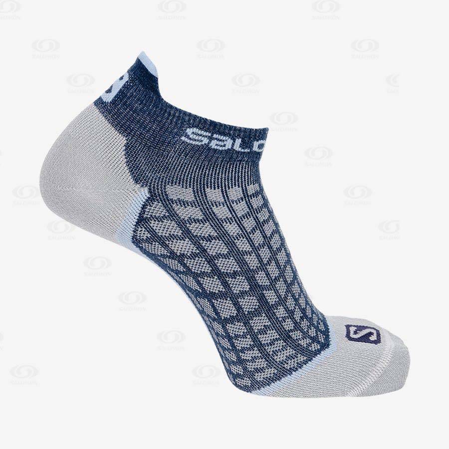 Salomon ULTRA LOW Men\'s Socks Grey | AU-M2483