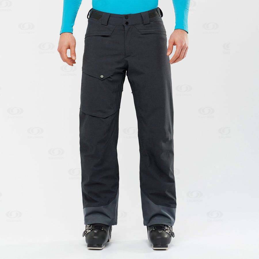 Salomon UNTRACKED Men's Ski Pants Black | AU-O2013