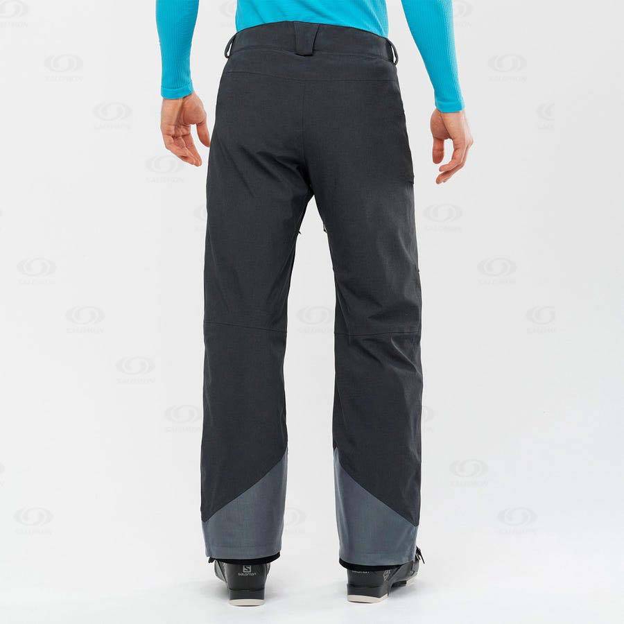 Salomon UNTRACKED Men's Ski Pants Black | AU-O2013