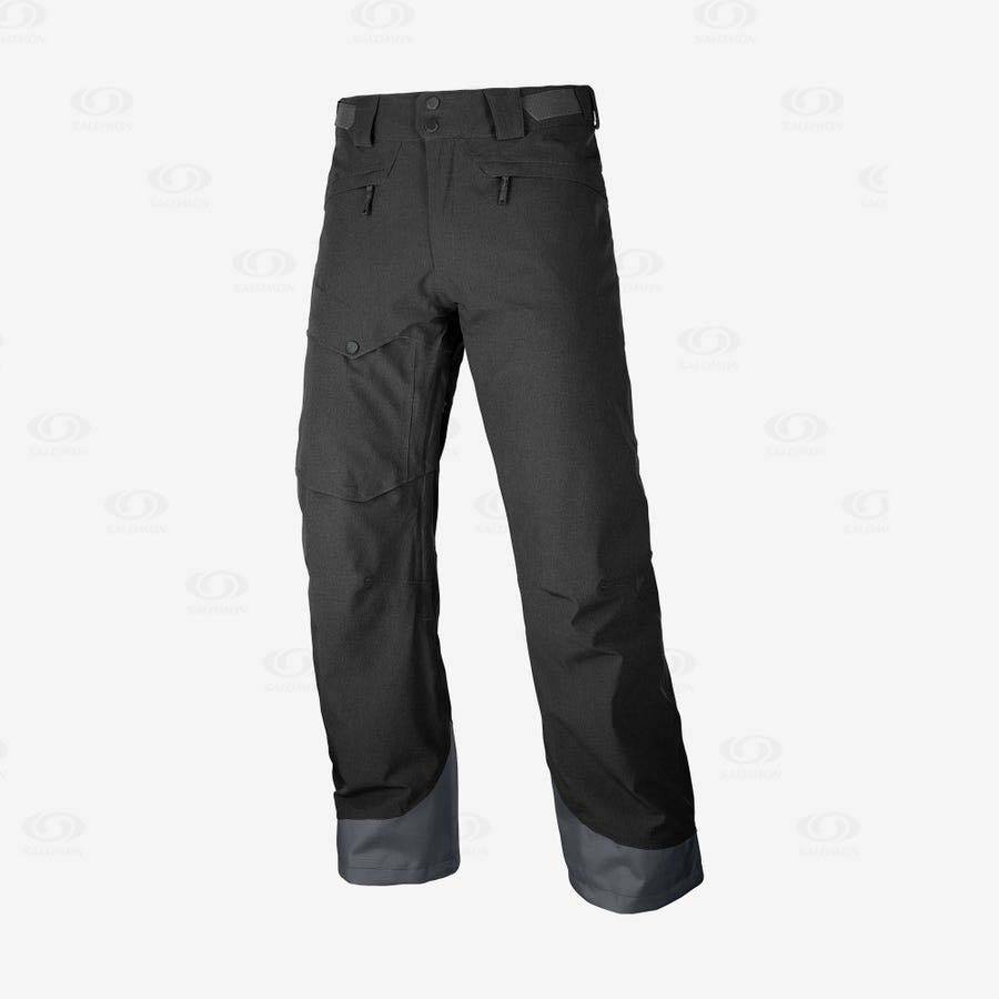 Salomon UNTRACKED Men\'s Ski Pants Black | AU-O2013