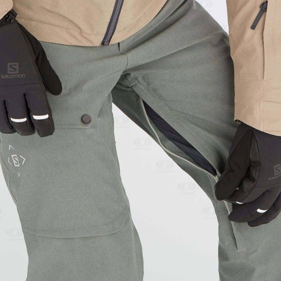 Salomon UNTRACKED Men's Ski Pants Grey | AU-N2303