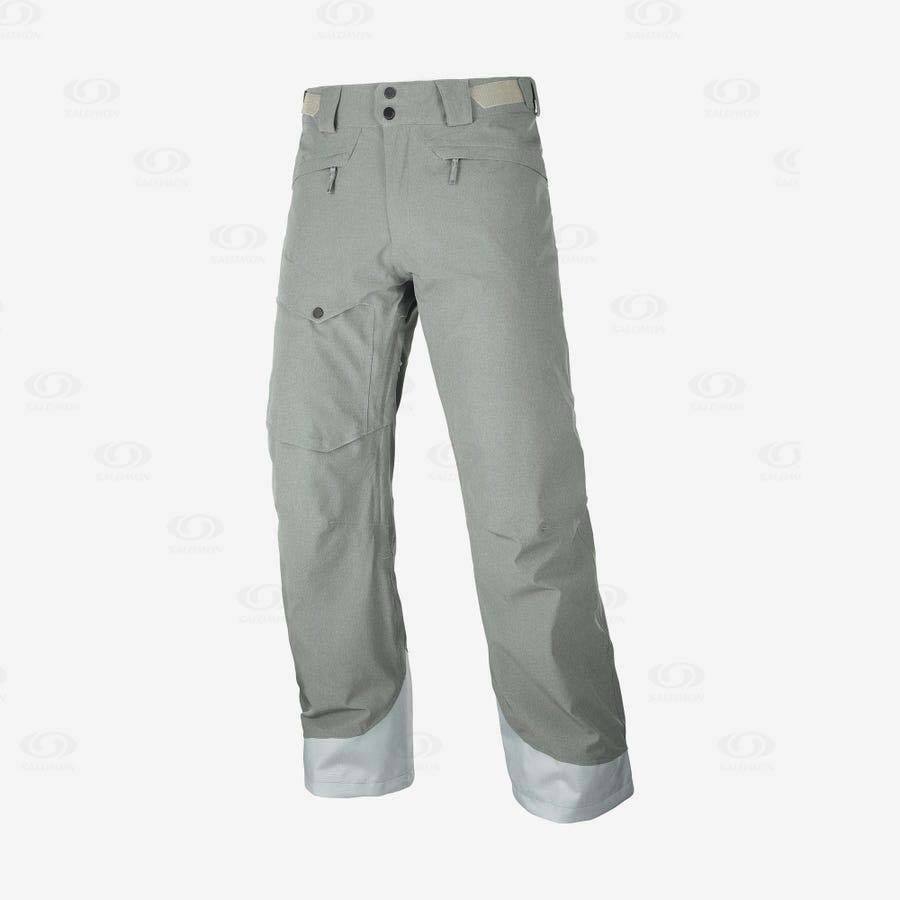 Salomon UNTRACKED Men\'s Ski Pants Grey | AU-N2303