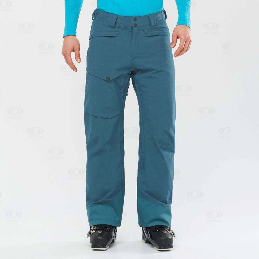 Salomon UNTRACKED Men's Ski Pants Navy | AU-L2341