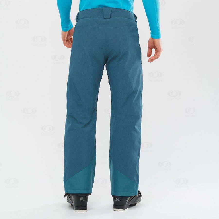 Salomon UNTRACKED Men's Ski Pants Navy | AU-L2341