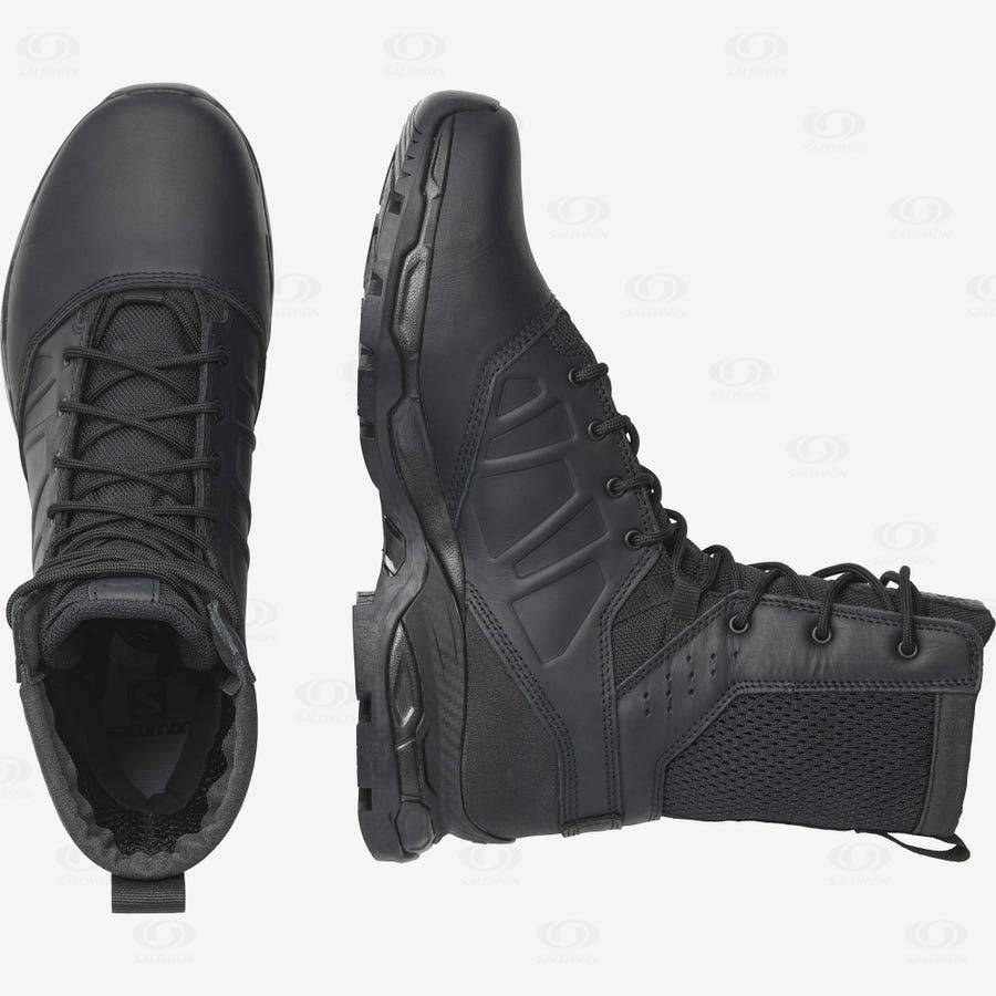 Salomon URBAN JUNGLE ULTRA Men's Tactical Boots Black | AU-O1957