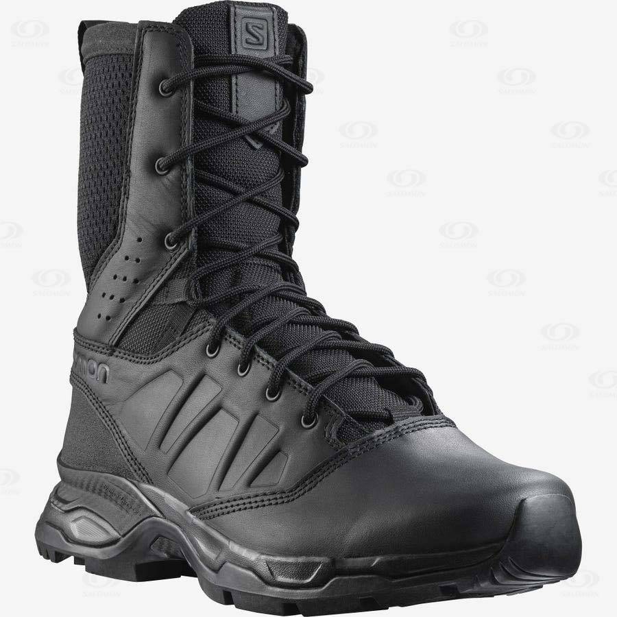 Salomon URBAN JUNGLE ULTRA Men's Tactical Boots Black | AU-O1957