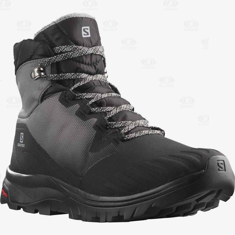 Salomon VAYA BLAZE THINSULATE™ CLIMASALOMON™ WATERPROOF Women's Winter Boots Black | AU-A2508