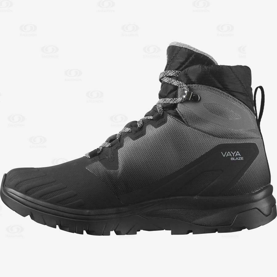 Salomon VAYA BLAZE THINSULATE™ CLIMASALOMON™ WATERPROOF Women's Winter Boots Black | AU-A2508