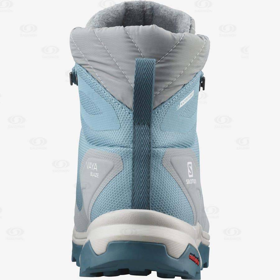 Salomon VAYA BLAZE THINSULATE™ CLIMASALOMON™ WATERPROOF Women's Winter Boots Blue | AU-W3560