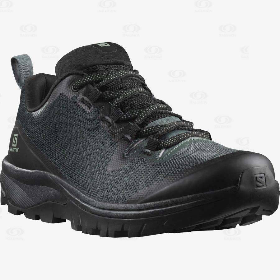 Salomon VAYA GORE-TEX Women's Hiking Shoes Black / Olive | AU-W2880