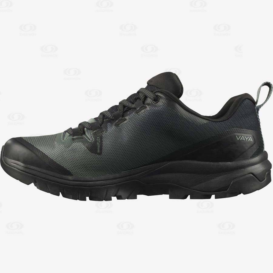 Salomon VAYA GORE-TEX Women's Waterproof Shoes Black / Olive | AU-L2383