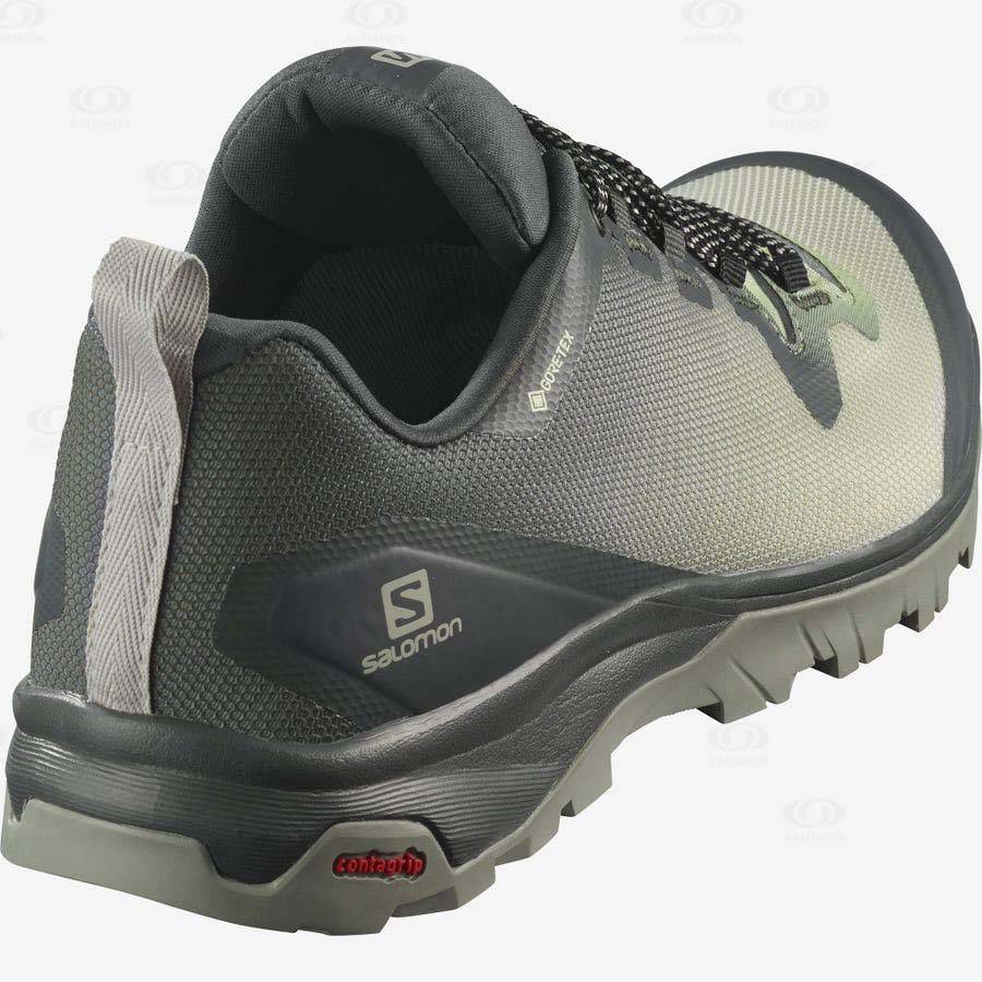 Salomon VAYA GORE-TEX Women's Waterproof Shoes Olive | AU-S1296