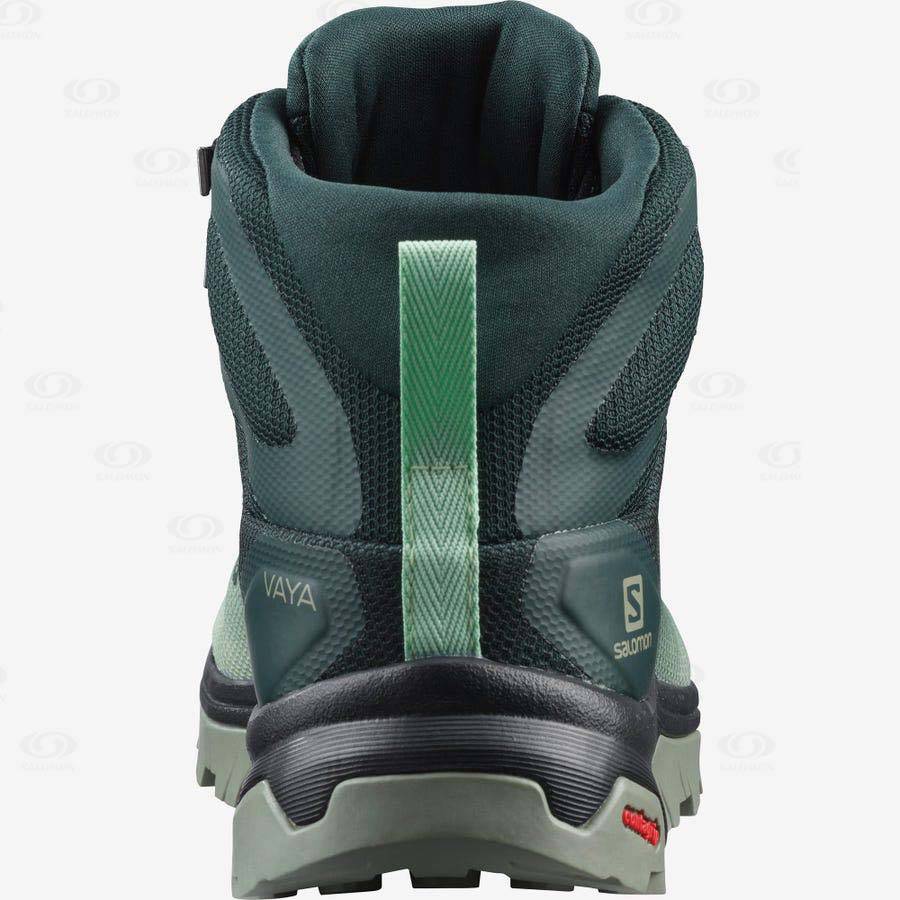 Salomon VAYA MID GORE-TEX Women's Hiking Shoes Green | AU-W3320