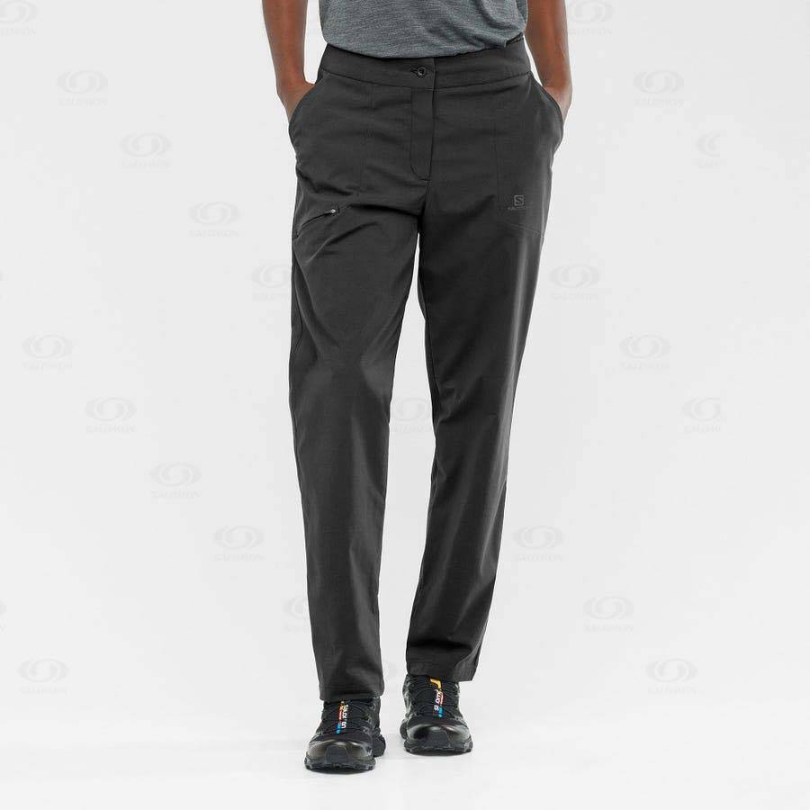 Salomon WAYFARER CITY Women's Pants Black | AU-A2438