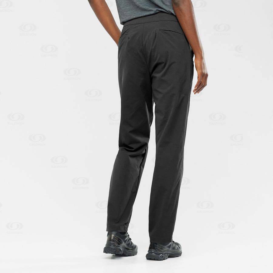 Salomon WAYFARER CITY Women's Pants Black | AU-A2438