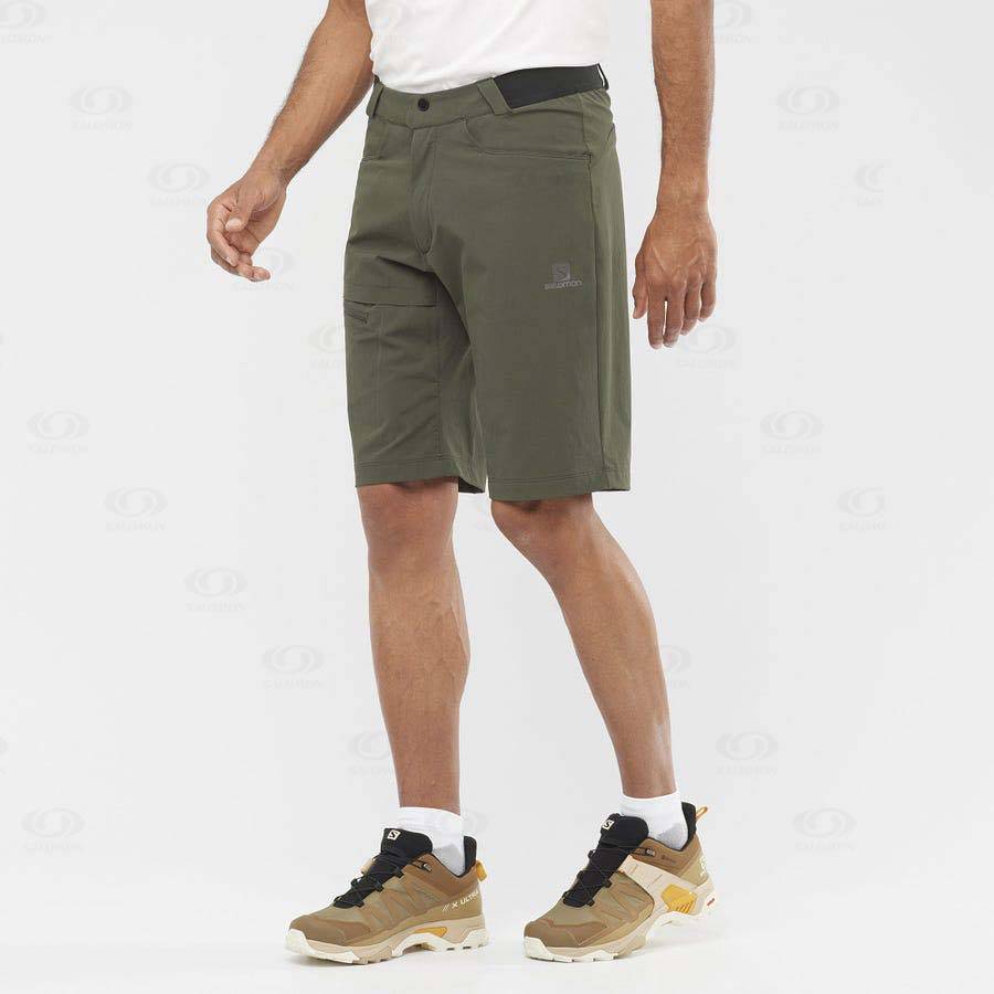 Salomon WAYFARER Men's Shorts Olive | AU-N1932