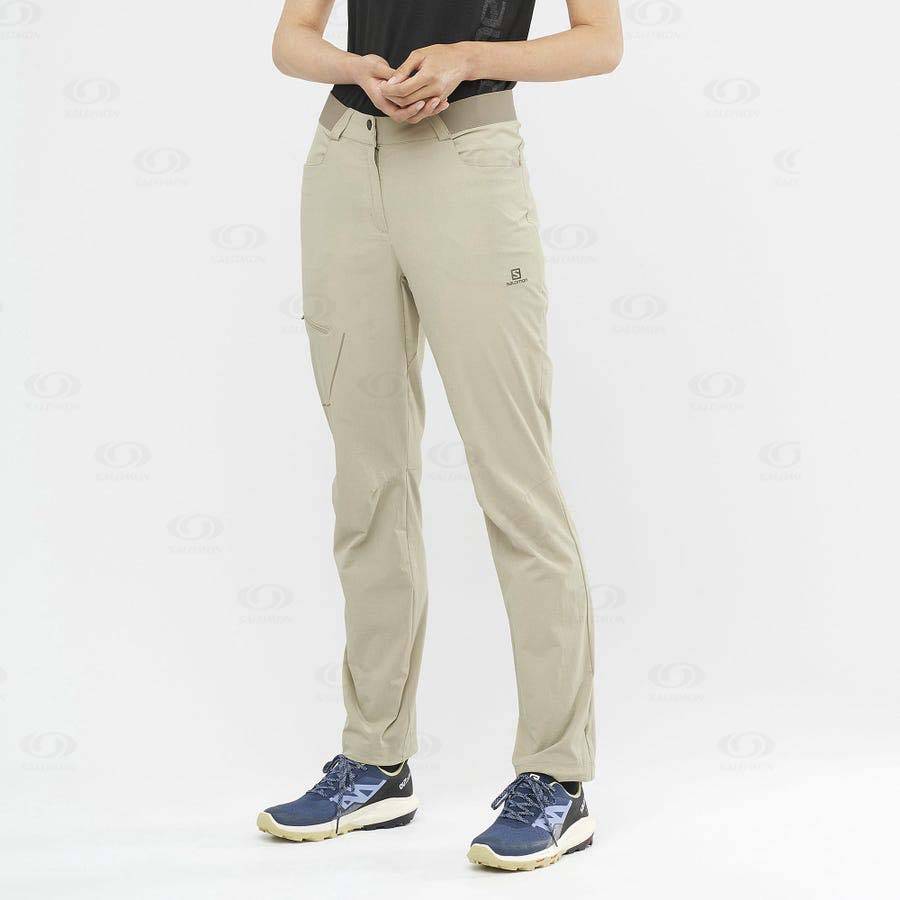 Salomon WAYFARER Women's Pants Beige | AU-L1543