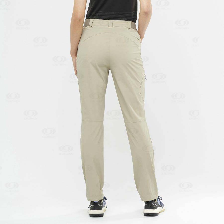 Salomon WAYFARER Women's Pants Beige | AU-L1543