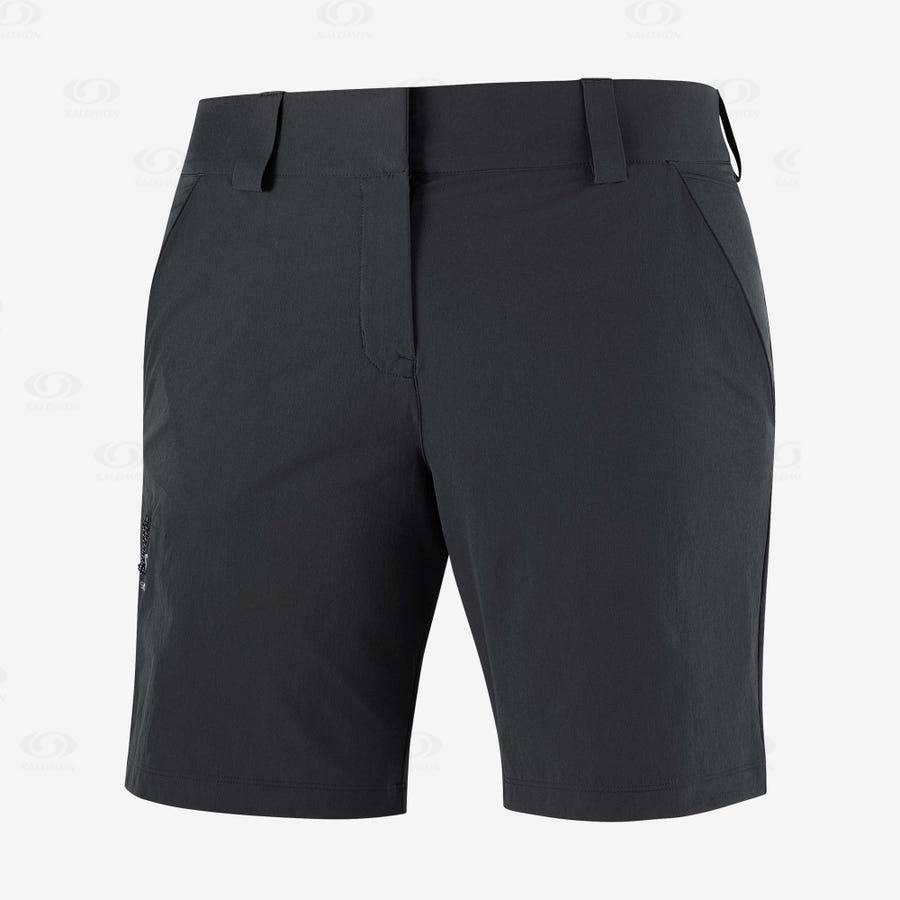 Salomon WAYFARER Women\'s Shorts Black | AU-M1685