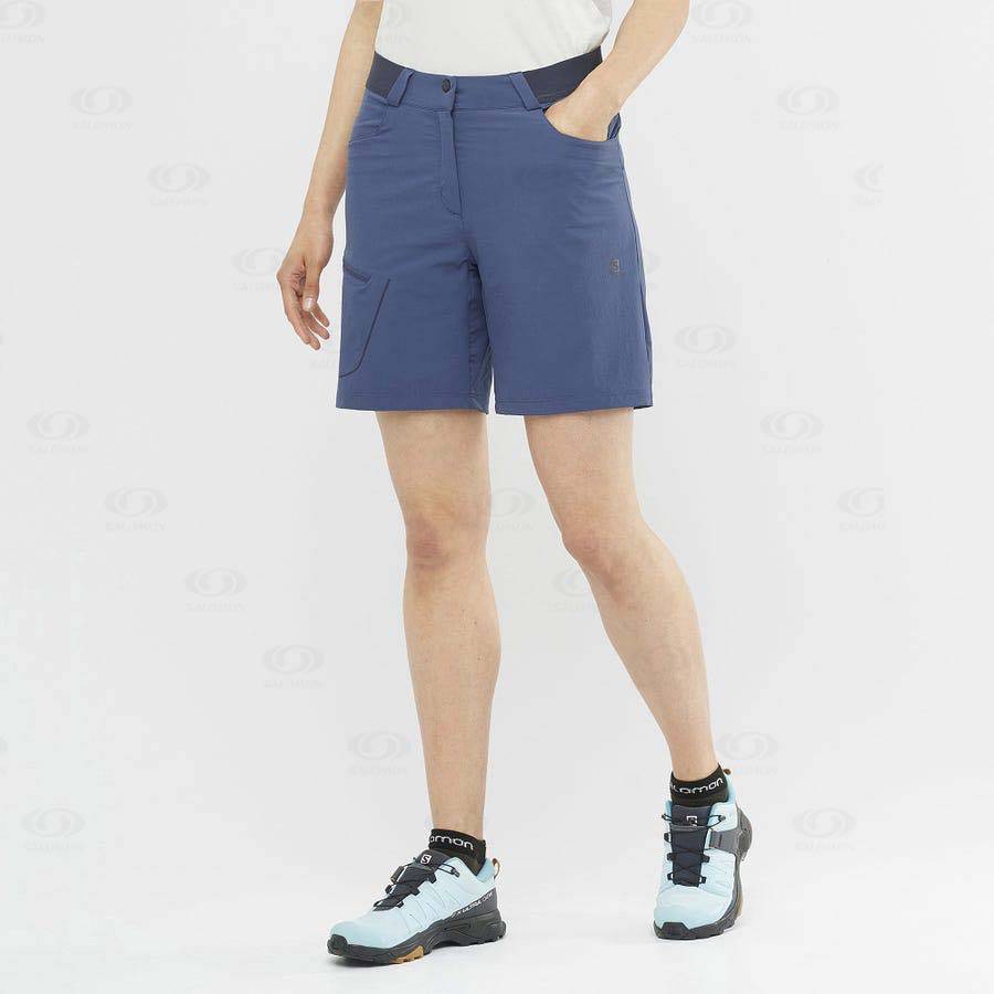 Salomon WAYFARER Women's Shorts Navy | AU-L1039