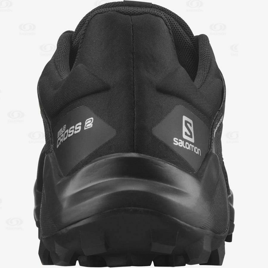 Salomon WILDCROSS 2 GORE-TEX Men's Waterproof Shoes Black | AU-N2485