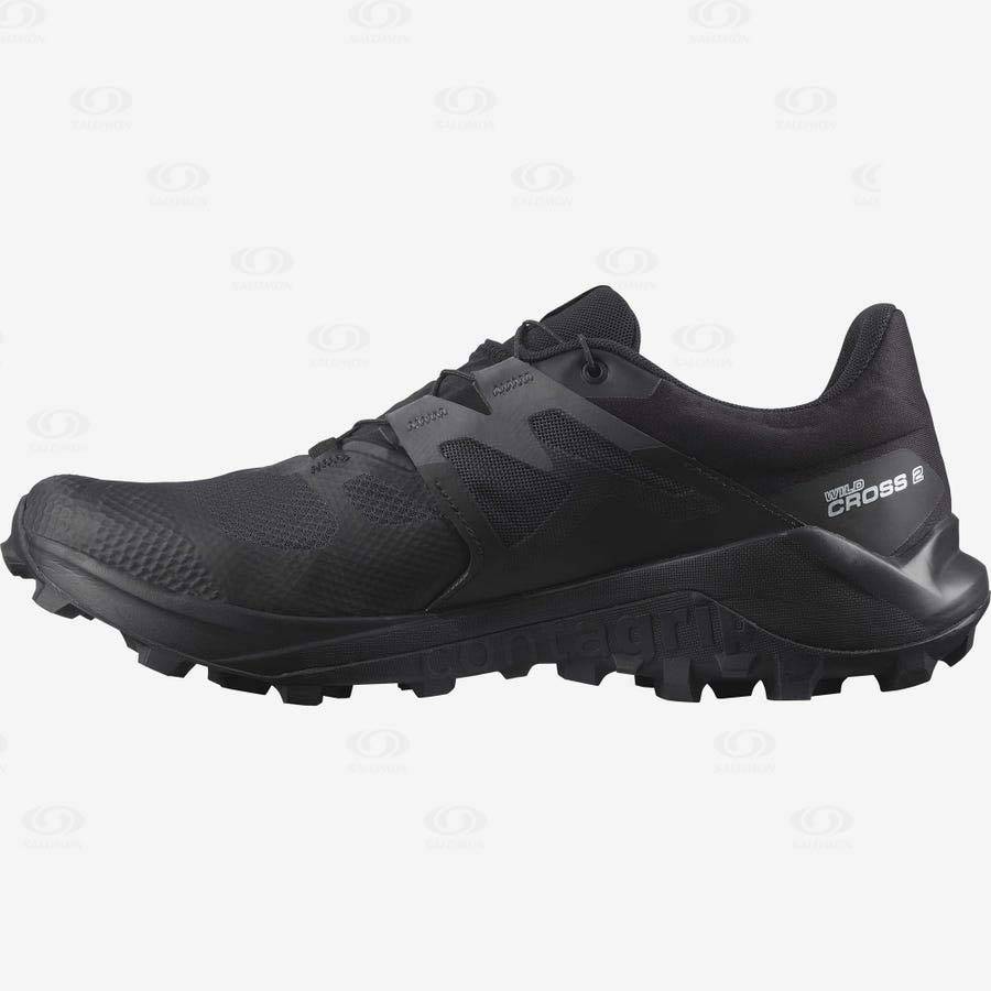 Salomon WILDCROSS 2 GORE-TEX Men's Waterproof Shoes Black | AU-N2485