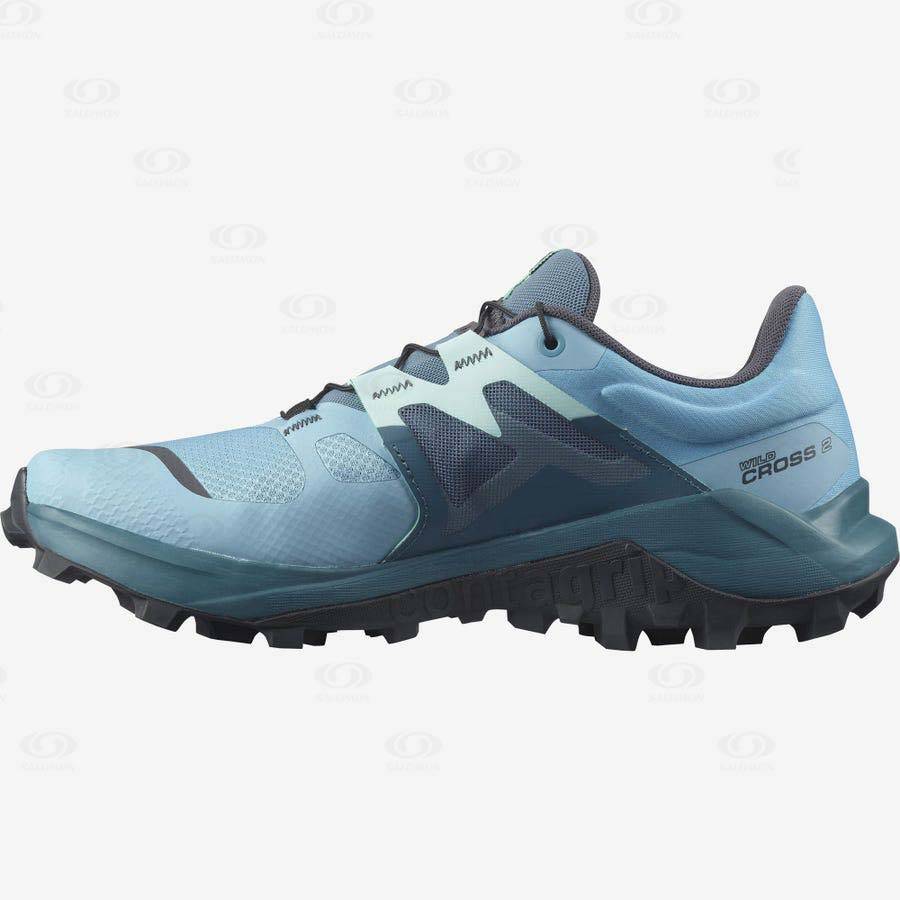 Salomon WILDCROSS 2 Women's Trail Running Shoes Blue | AU-W1410