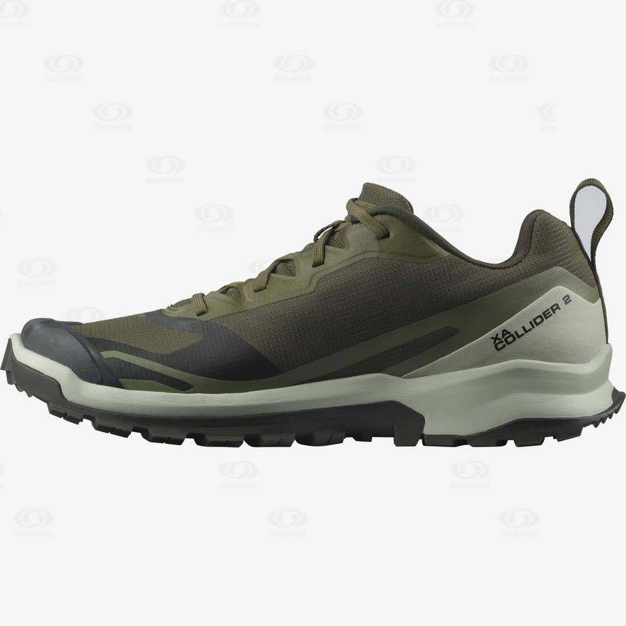 Salomon XA COLLIDER 2 Men's Trail Running Shoes Olive | AU-O2239