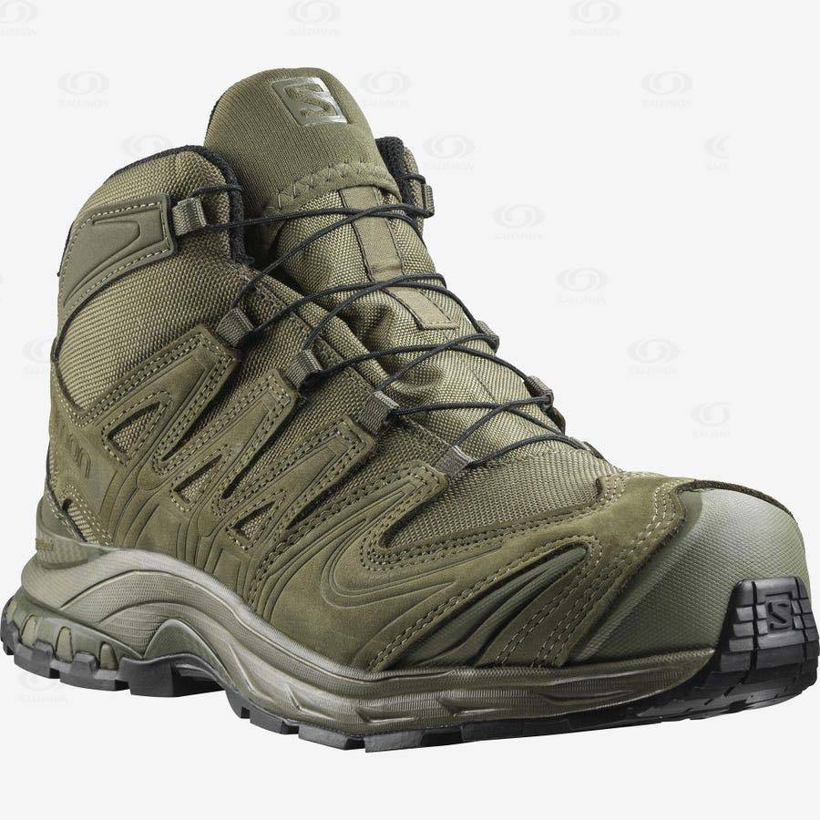 Salomon XA FORCES MID EN Men's Tactical Boots Green | AU-M1433