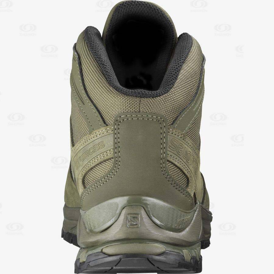 Salomon XA FORCES MID EN Men's Tactical Boots Green | AU-M1433