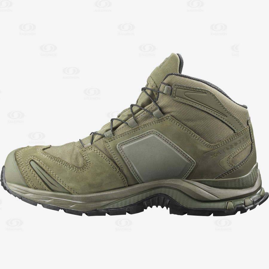 Salomon XA FORCES MID EN Men's Tactical Boots Green | AU-M1433